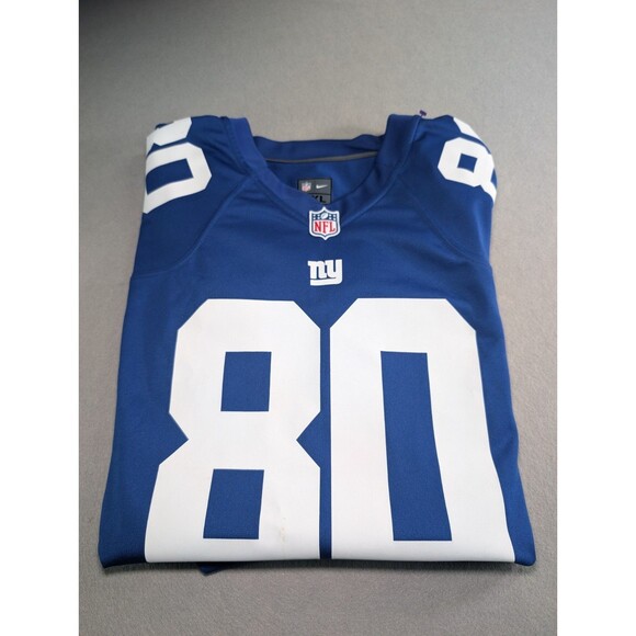 Nike On Field Victor Cruz #80 NY Giants Jersey NFL Authentic Blue Mens XXL - Picture 11 of 11